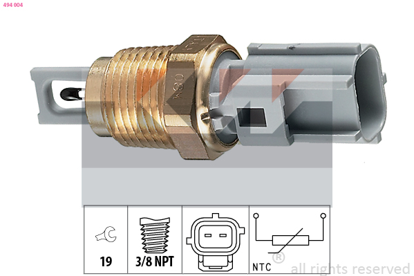 KW - 494 004 - Senzor, temperatura usisnog vazduha (Priprema smese)